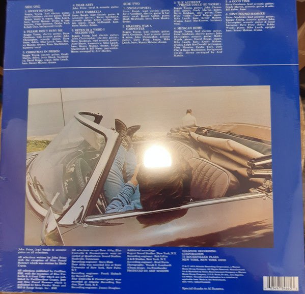 John Prine : Sweet Revenge (LP, Album, RE, 180)
