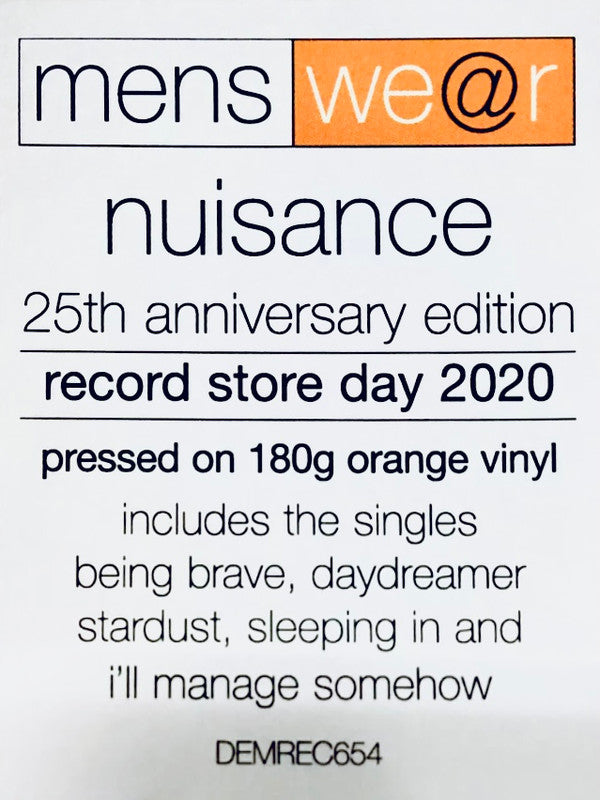 Menswe@r* : Nuisance (LP, Album, Ltd, RE, Ora)