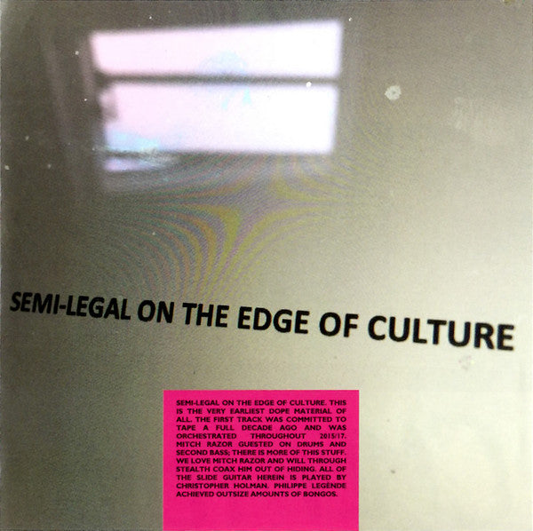 Dope (13) : Semi-Legal On The Edge Of Culture (CD, Album)