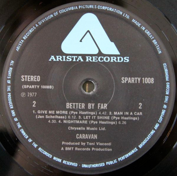 Caravan : Better By Far (LP, Album)