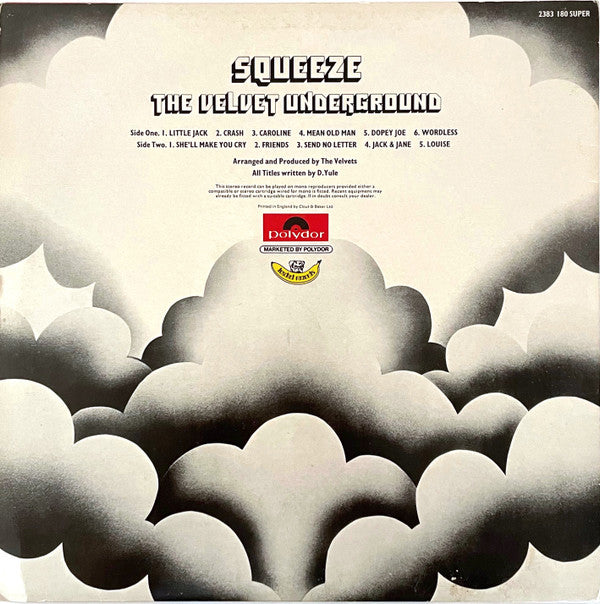The Velvet Underground : Squeeze (LP, Album)