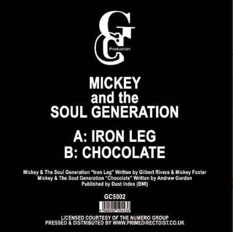 Mickey And The Soul Generation* : Iron Leg (7", RSD, Single, RE)