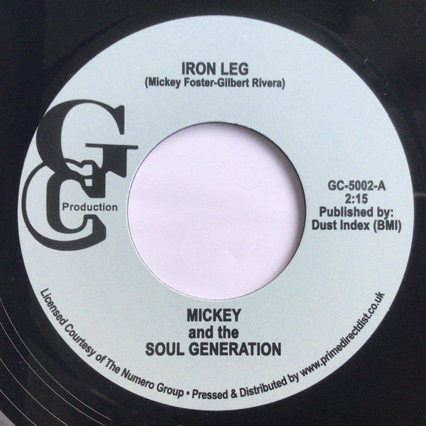 Mickey And The Soul Generation* : Iron Leg (7", RSD, Single, RE)