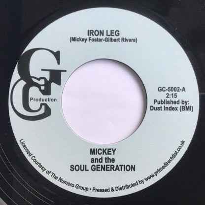 Mickey And The Soul Generation* : Iron Leg (7", RSD, Single, RE)