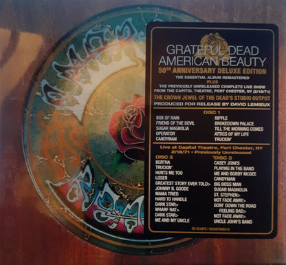 Grateful Dead* : American Beauty (HDCD, Album, RE, RM + 2xHDCD + Dlx, 50t)