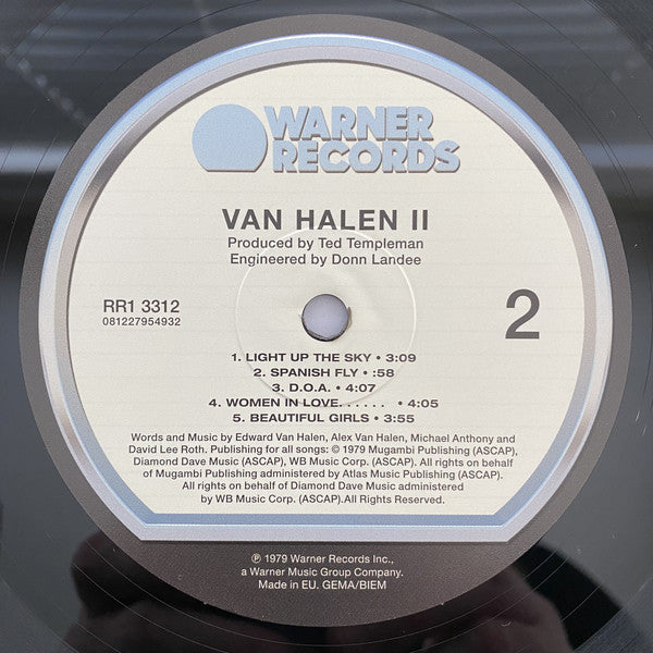 Van Halen : Van Halen II (LP, Album, RE, RM, 180)