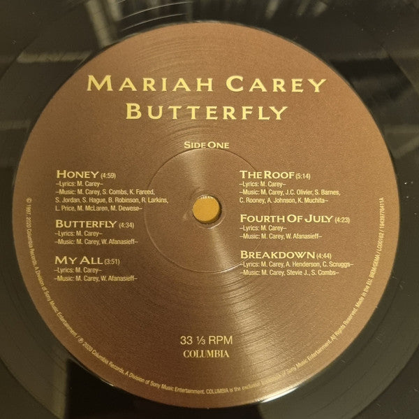 Mariah Carey : Butterfly (LP, Album, RE, RM)