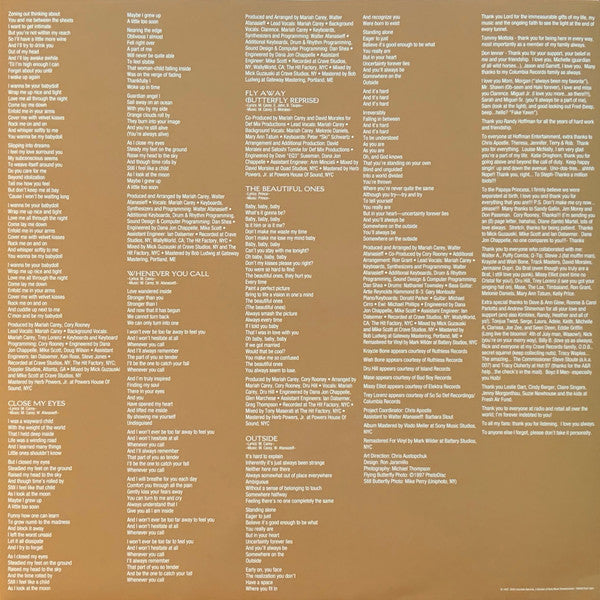 Mariah Carey : Butterfly (LP, Album, RE, RM)