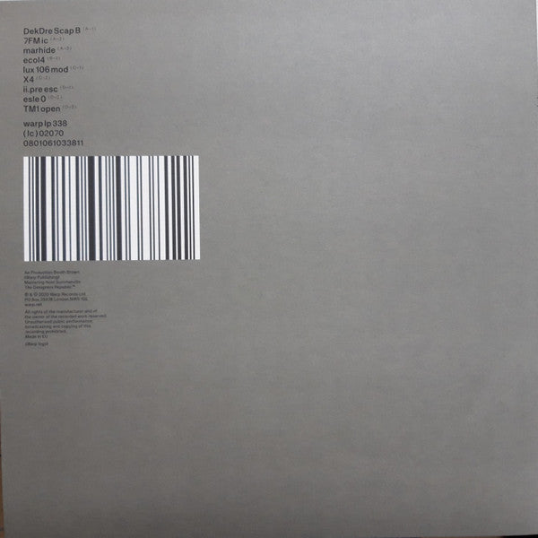 Autechre : PLUS (2xLP, Album)