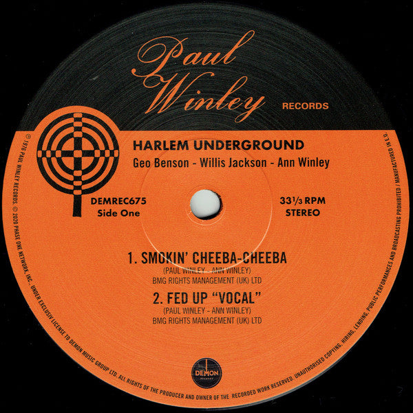 Harlem Underground Band : Harlem Underground (LP, Album)