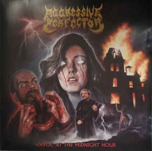 Aggressive Perfector (2) : Havoc At The Midnight Hour (LP, Album, Ltd, RP)