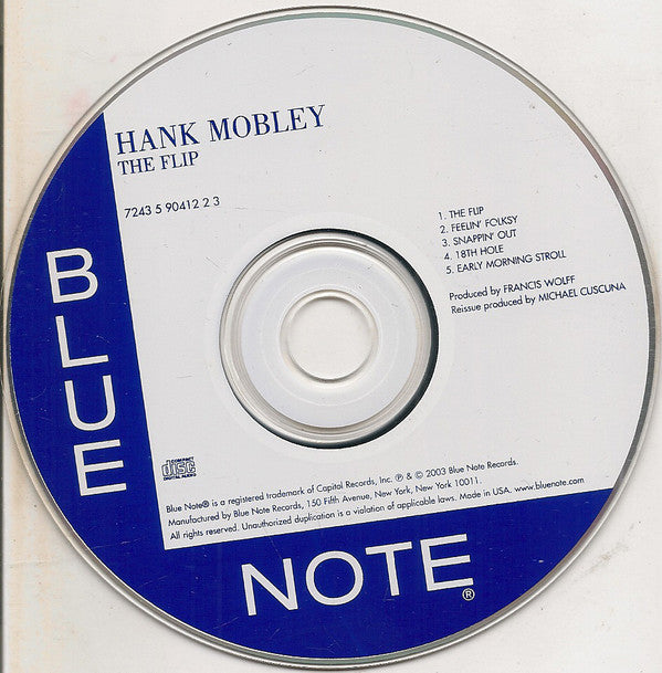 Hank Mobley : The Flip (CD, Album, Ltd, RE)