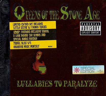 Queens Of The Stone Age : Lullabies To Paralyze (CD, Album + DVD-V + Ltd, Spe)