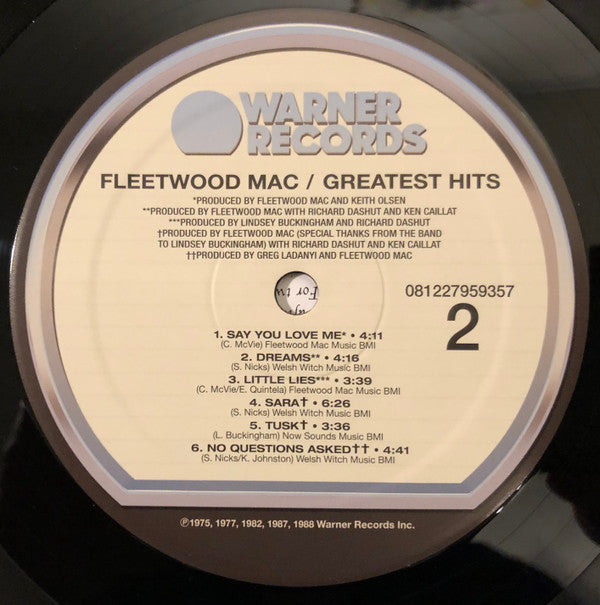 Fleetwood Mac : Greatest Hits (LP, Comp, RE)