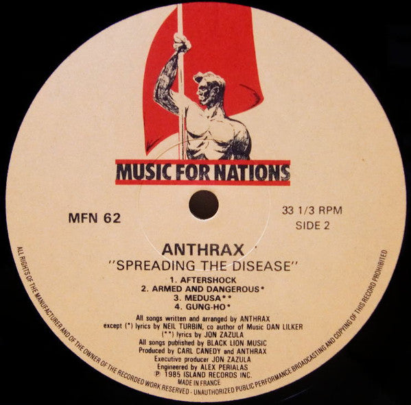 Anthrax : Spreading The Disease (LP, Album)