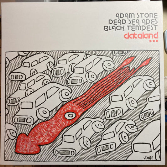 Adam Stone (3), Dead Sea Apes, Black Tempest : Dataland (LP, Album, Red)