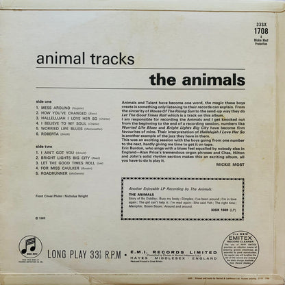 The Animals : Animal Tracks (LP, Album, Mono)