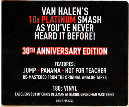 Van Halen : 1984 (LP, Album, RE, RM, RP, 30t)