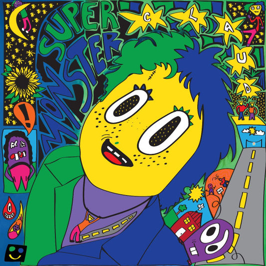 Claud (6) : Super Monster (LP, Album, Ltd, Num, Gre + Flexi, S/Sided, Single,)