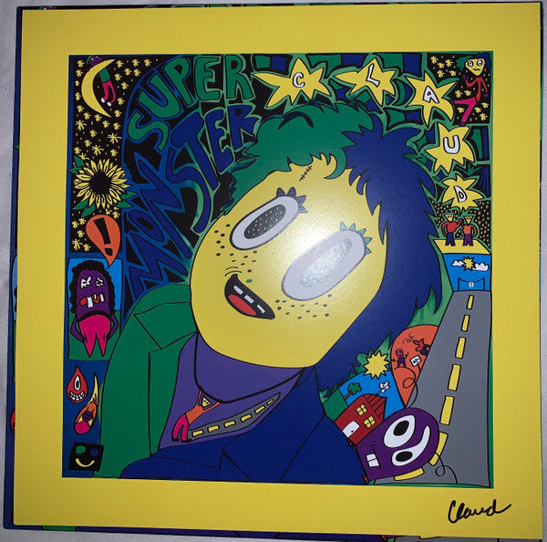 Claud (6) : Super Monster (LP, Album, Ltd, Num, Gre + Flexi, S/Sided, Single,)