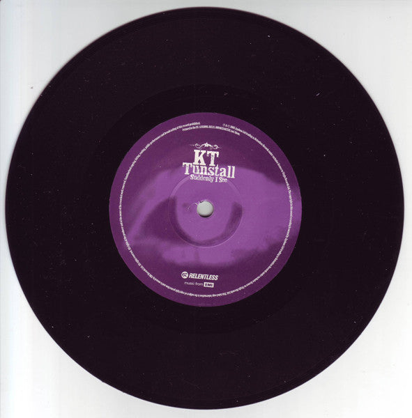 KT Tunstall : Suddenly I See (7", Single)