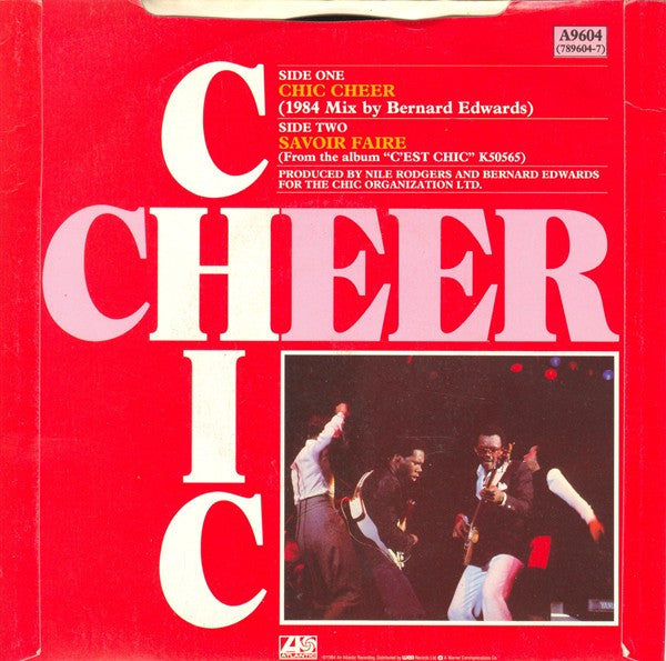 Chic : Chic Cheer (1984 Mix By Bernard Edwards) (7", Single)