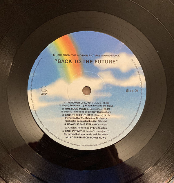 Various : Music from the Motion Picture Soundtrack-Back To The Future (LP, Album, Comp, RP)