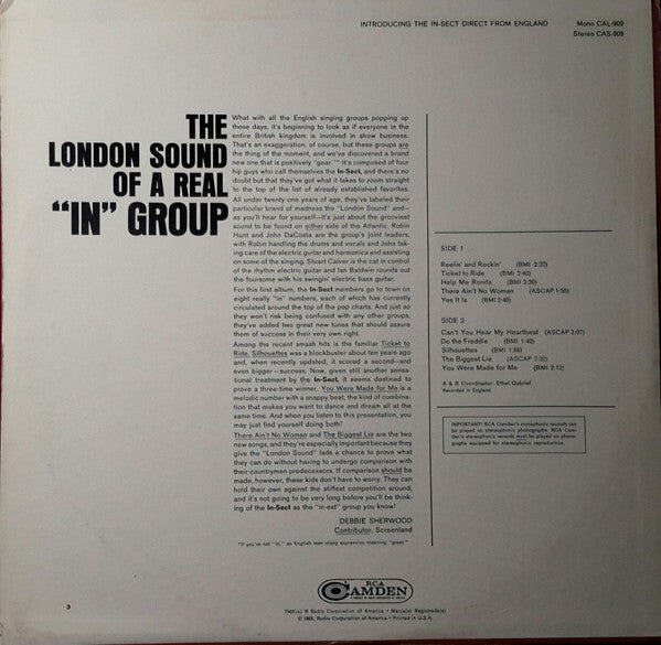 The In-Sect : Introducing The In-Sect Direct From England (LP, Album, Mono)