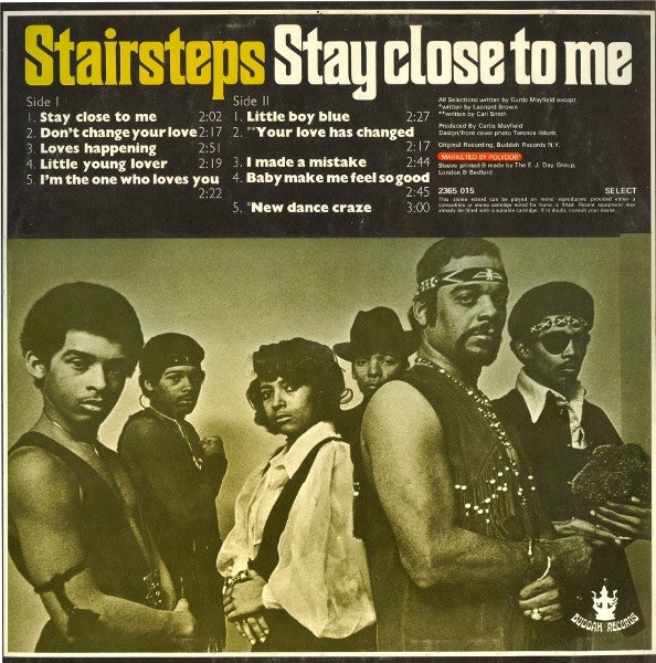 Stairsteps* : Stay Close To Me (LP)