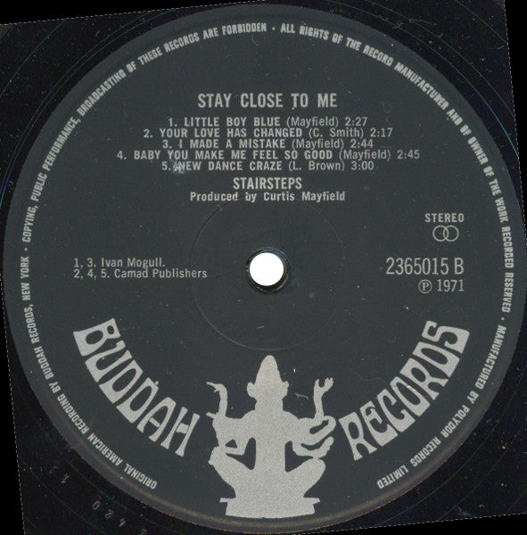 Stairsteps* : Stay Close To Me (LP)