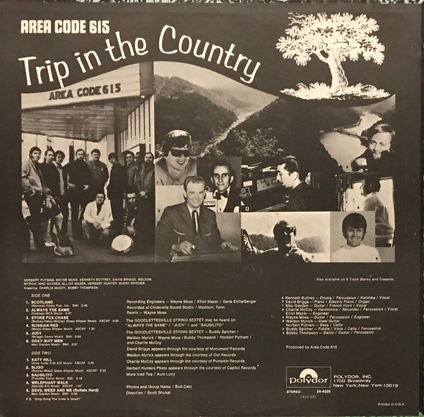 Area Code 615 : Trip In The Country (LP, Album, Pit)