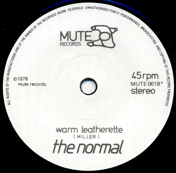 The Normal : T.V.O.D. / Warm Leatherette (7", Single, RE)