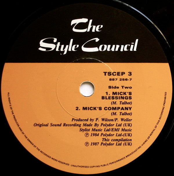 The Style Council : Mick Talbot Is Agent 88 (7", EP, Comp)