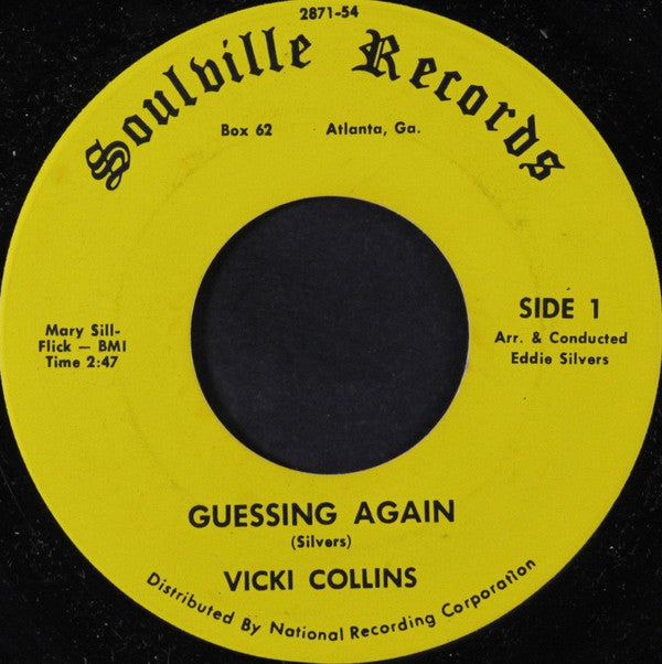 Vicki Collins : Guessing Again / I'm Better (7")