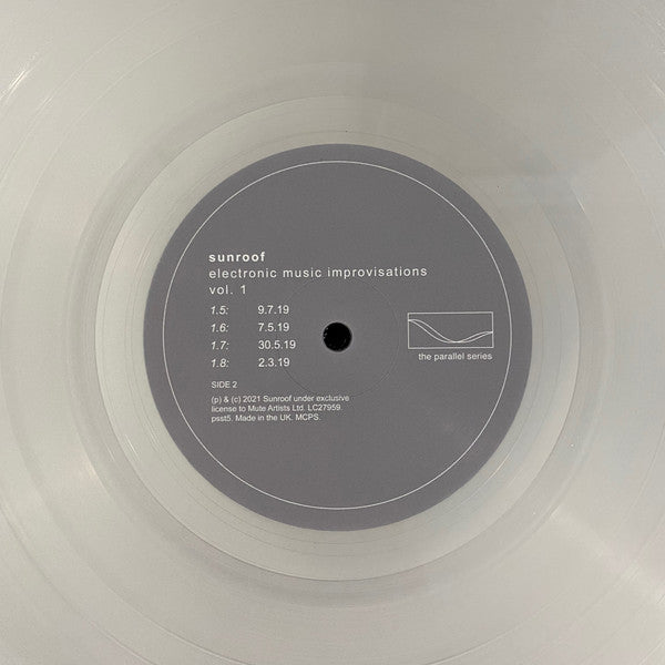 Sunroof : Electronic Music Improvisations Vol. 1 (LP, Album, Ltd, Cle)