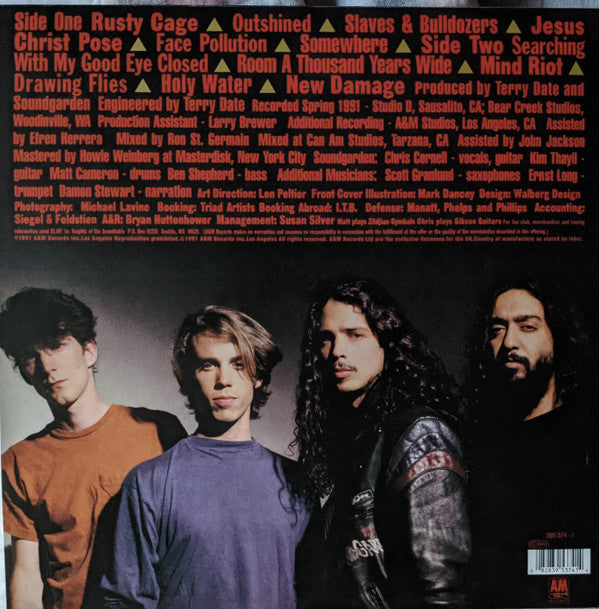 Soundgarden : Badmotorfinger (LP, Album, Mis)