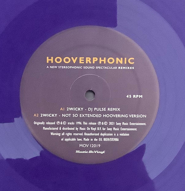 Hooverphonic : A New Stereophonic Sound Spectacular Remixes (12", RSD, Num, S/Edition, Pur)