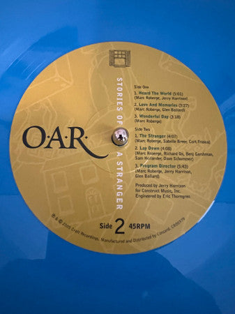 O.A.R. : Stories Of A Stranger (LP, RSD, S/Edition, Sky)