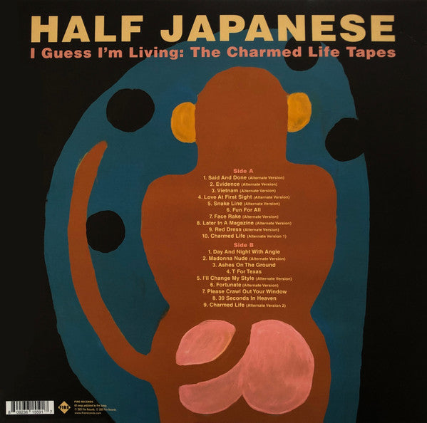Half Japanese* : I Guess I'm Living: The Charmed Life Tapes (LP, Album, Ltd, Yel)