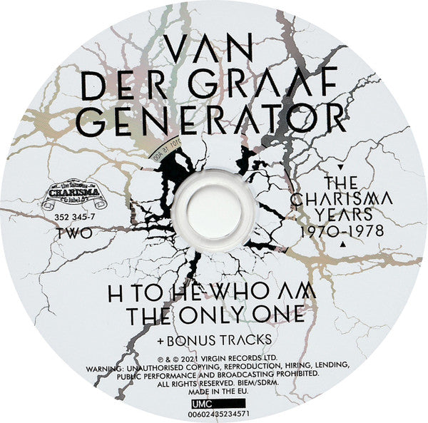 Van Der Graaf Generator : The Charisma Years 1970-1978 (Box, Comp + CD, Album, RE, RM + CD, Album, RE, RM )