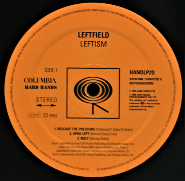 Leftfield : Leftism (2xLP, Album, Ltd, RE)