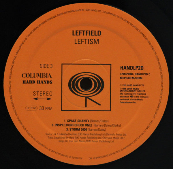 Leftfield : Leftism (2xLP, Album, Ltd, RE)