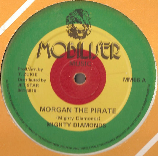 The Mighty Diamonds / Tapper Zukie & The Warriors (10) : Morgan The Pirate / Black Beard The Pirate (12")