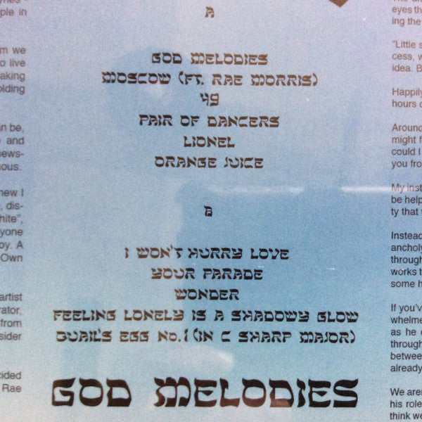 Fryars* : God Melodies (LP, Album, Ltd, Gol)