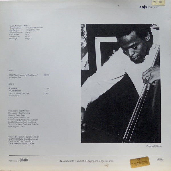 Cecil McBee Sextet : Music From The Source (LP, Album)