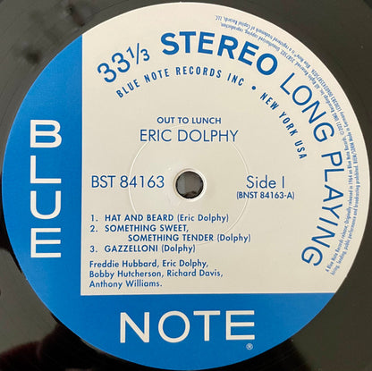 Eric Dolphy : Out To Lunch! (LP, Album, RE, 180)