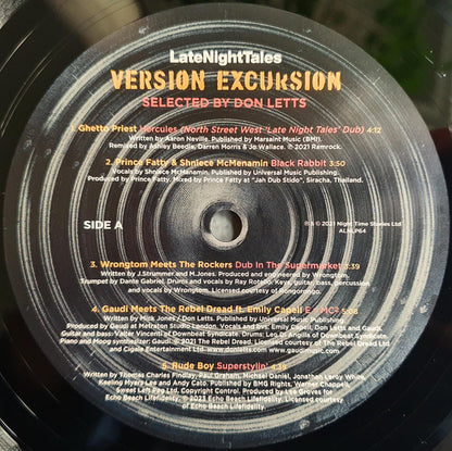 Don Letts : LateNightTales (Version Excursion) (2xLP, Comp, 180)