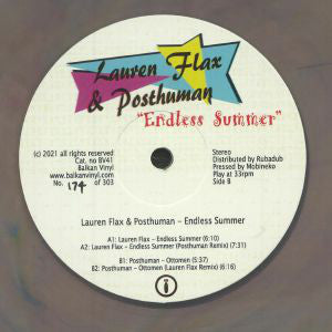 Lauren Flax & Posthuman : Endless Summer (12", Ltd, Num, Cle)