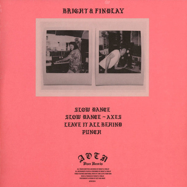 Bright* & Findlay* : Slow Dance (12")