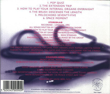 Charles Long & Stereolab : Music For The Amorphous Body Study Center (CD, Album, Ltd)